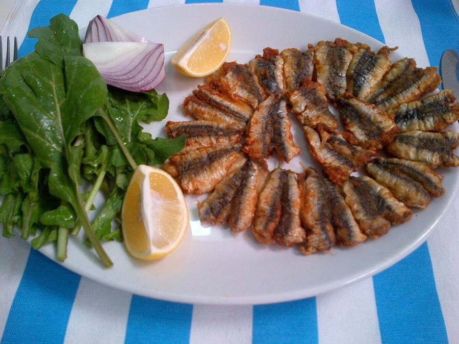 Boquerones fritos